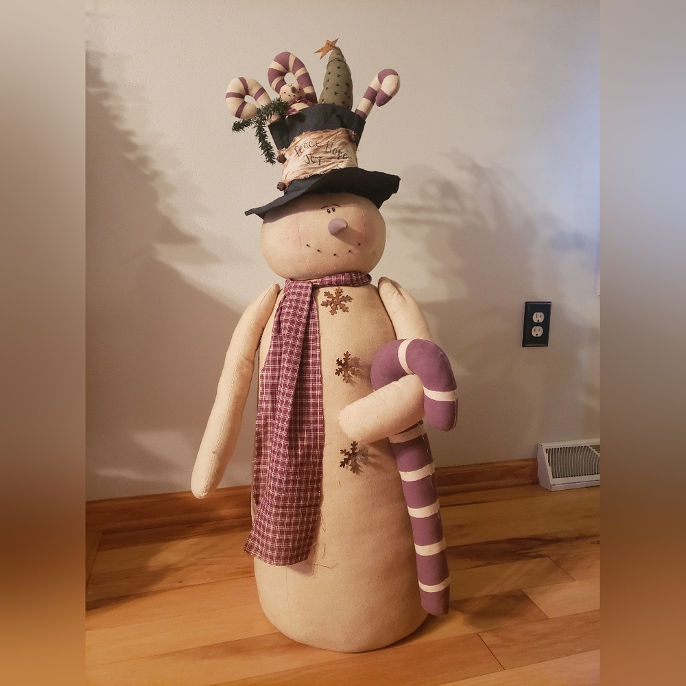 Honey and Me 40" primitive snowman
